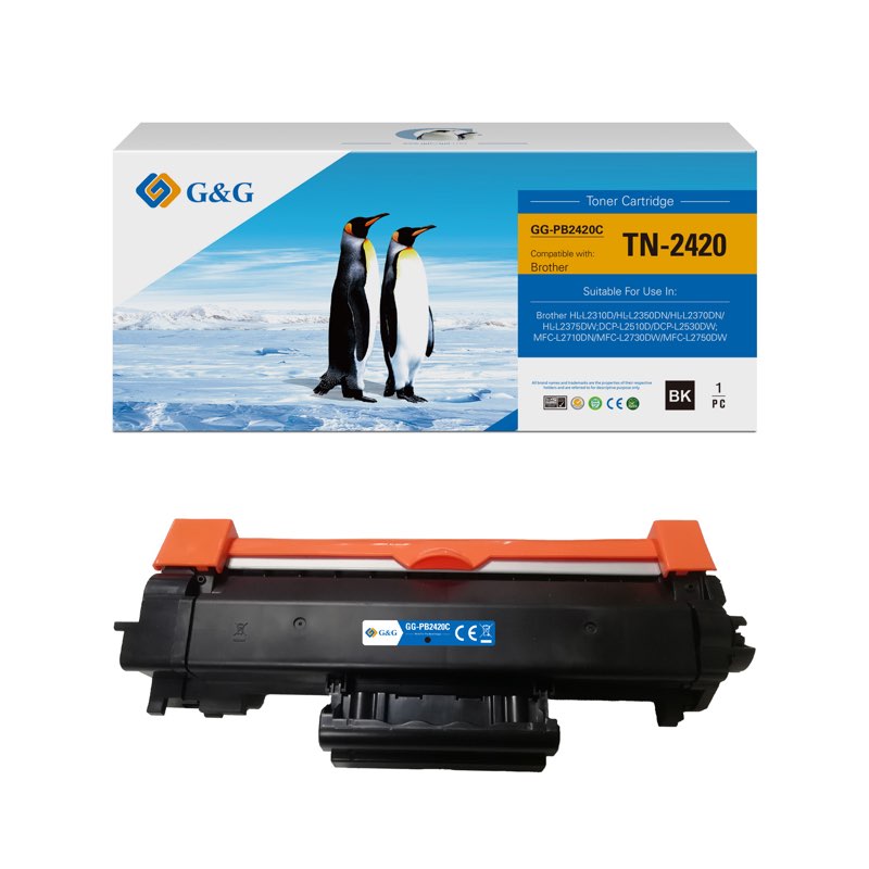 Replacement Toner Cartridges for Brother TN-2420
