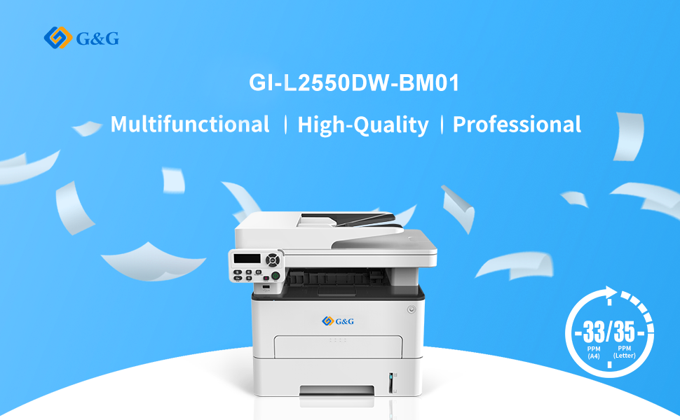 G&G L2550DW MB01 Laser Multifunction Printer